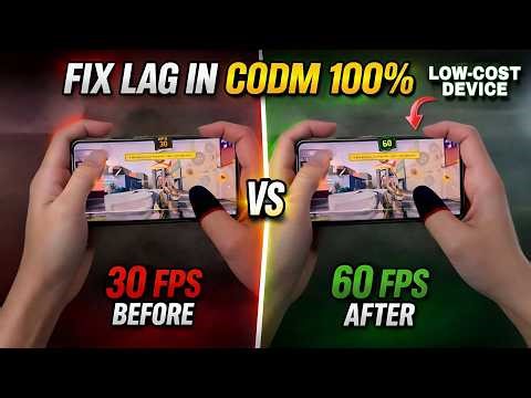 CODM 60 FPS NO LAG Full Guide Low-Cost Phones