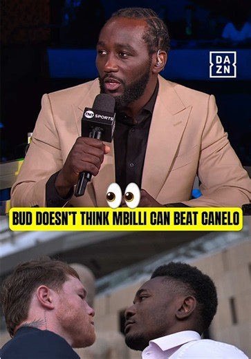 “I don’t see him beating Canelo” 👀 Terence Crawford believes Mbilli is tailor-made for Canelo! #TheFight | #FundoraHadribeaj | Live NOW on DAZN and TNT▪️