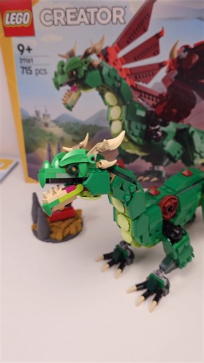 LEGO® Creator Medieval Dragon (31161)[715 pcs] Building #shorts @TopBrickBuilder