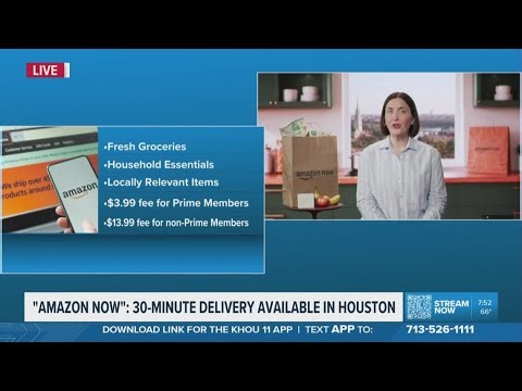 Amazon launches ultra-fast “Amazon Now” delivery service in Houston
