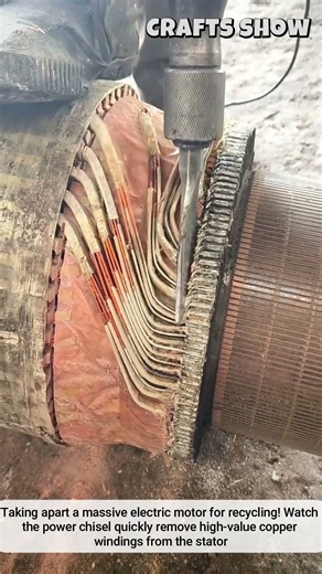 Scrap Motor Disassembly