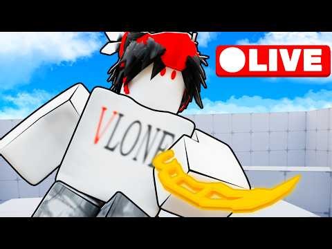 Using KNIFE Against My SUBSCRIBERS In Roblox Rivals! #rivals #roblox #short #shorts #live #stream