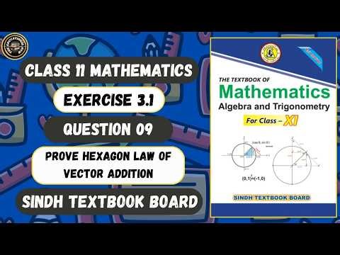 Exercise 3.1 Question 9 Complete | Prove Hexagon Law Of Vector Addition | Class 11 Maths
