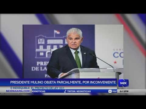 Presidente Mulino objeta parcialmente, por inconveniente e inexequible el proyecto de ley 331