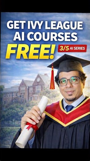 Harvard. Stanford. Columbia. All FREE to learn. 🎓