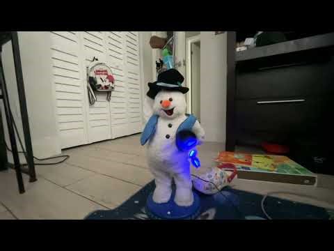 Legged spinning, ￼ snowflake snowman before repairs ￼￼