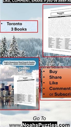 Canada (Toronto) #shorts #wordsearch #travel #youtubeshorts #viral #genealogy #noahspuzzles