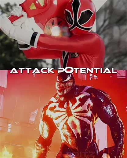 Red Samurai Ranger Jayden shiba Vs Venom (insomniac)