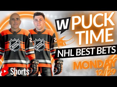 Tonight’s NHL Bets You CAN’T Miss! | Monday Picks, Predictions & Best Bets | PuckTime 12/29 📱