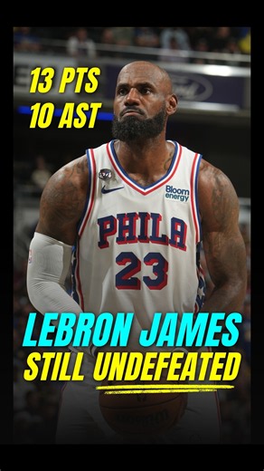 Sixers LeBron got a DOUBLE DOUBLE😤