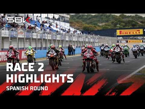 HIGHLIGHTS from a chaotic Race 2 at the season finale  🌧️ | 2026 #SpanishWorldSBK 🇪🇸