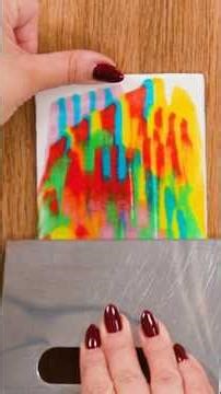 I Made Edible Squeegee Art! It actually worked! #fypシ #food #painting