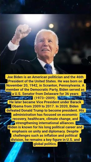 The Life of Joe Biden: America’s 46th President Explained #joebiden #biden #america #president