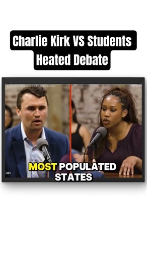 Charlie Kirk VS Students Heated Debate #charliekirk #debate #clip #politics #for