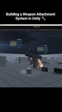Developing a Weapon Attachment System in Unity #shorts #gamedev