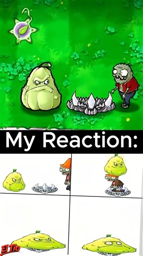 Mi reacción a esto en Plants vs Zombies 😂