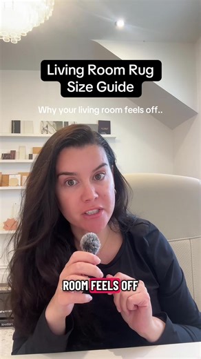 Living room rug size guide: if your living room feels off, your rug might be too small. Here’s how to choose the right rug size, where to place it, and the living room rug measurements to screenshot before buying. Save this for later. Xx #rugsizetips #livingroomdecor #rugguide #homedecor #interiortips