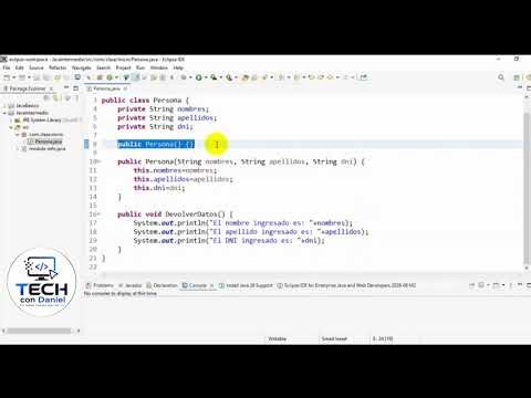 Cómo usar una Clase en Java en Eclipse 🚀 Fácil y Rápido