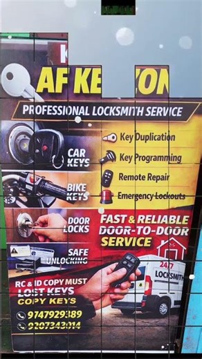 Key Duplication & Programming: For car and bike keys