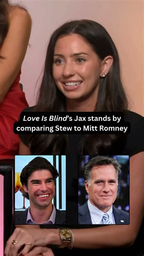 Love Is Blind's Jax stands by comparing Stew to Mitt Romney