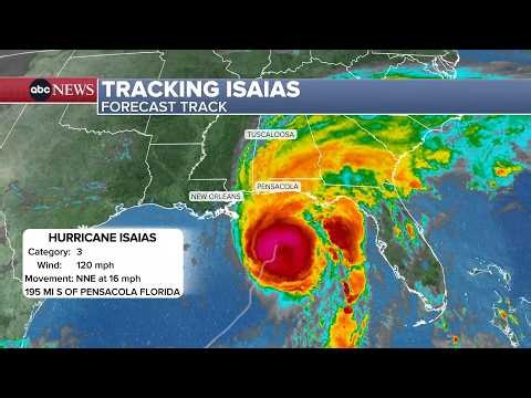 LIVE MAP: Tracking Hurricane Isaias