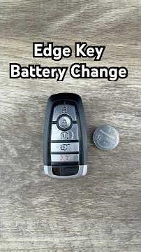 Ford Edge Remote Key Fob Battery Replacement - How To Change Replace #carkeybattery #diy #fordedge