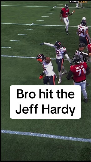 Bro hit the Jeff Hardy #sportstiktok #foryoupage #fyp #nfl #footballtiktok