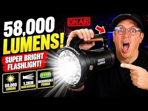 🔥 How to Use the Brightest Flashlight Ever!