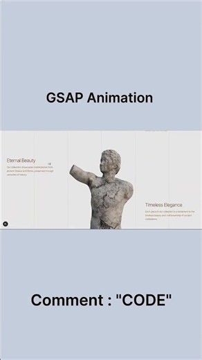 Build a Stunning GSAP Animated Website from Scratch | HTML CSS JavaScript 2026
