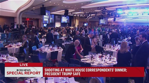 CBS special report: President Trump evacuated after security incident