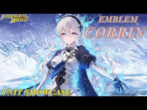 Fire Emblem Heroes - Emblem Corrin Unit Showcase ( Builds, Dialogue & Animations )