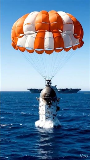 Apollo 16 Returns to Earth 1972 Historic NASA Moon Mission Landing 🌍 @NASA