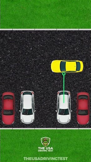 Head-In Park PERFECTLY In 4 Easy Steps (Pass Your Driving Test!) ✅#driving #parking #drivinglessons