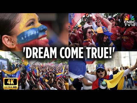 Venezuelan Diaspora Dances & Celebrates Maduro's Ouster, Thanks Trump | 4K | N18G
