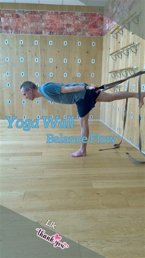 Yoga Wall Balance Flow by Wolfe Yoga Wall