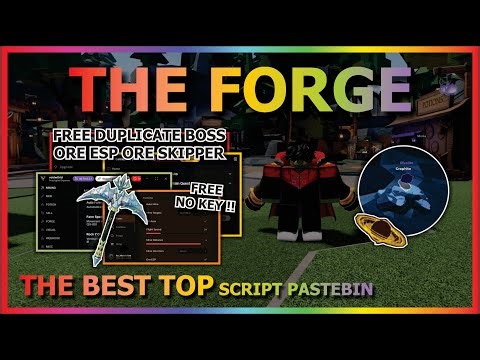 THE FORGE Script Pastebin 2026 AUTO FARM, FREE DUPLICATE GOLEM, AUTO QUEST, AUTO FORGE (NO KEY) ⚔️