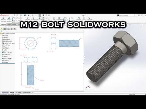 BOLT in SolidWorks | Watch How! - Full tutorial.