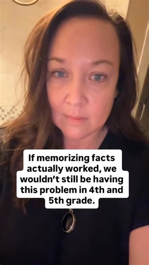 Jennifer Findley | Upper Elementary Reading + Math on Instagram: "I don’t know if this is a hot take or just… real life, but “just memorize your facts and hope for the best” has never worked in 4th or 5th grade. I learned that pretty early on. If I didn’t give my students something, they were just going to sit there and stare at the problem. And in upper elementary, so much math depends on multiplication facts. So I had to give them a way in. Not a pass. Not an excuse. A strategy they could use