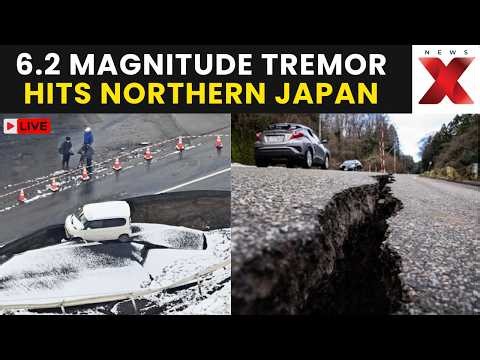 Japan MASSIVE EARTHQUAKE LIVE | Japan shaken again—6.2 magnitude quake follows recent 7.7 tremor!
