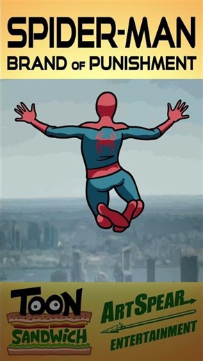 Spider-Man punishes Punisher - TOON SANDWICH #spiderman #funny #parody #marvel #mcu #comedy