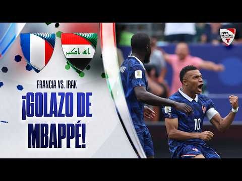 Golazo de Mbappé que persigue el récord de Messi | Francia vs. Irak | Copa Mundial de la FIFA 2026