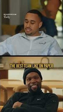 Kevin Durant explains why the Nets are his BEST team on paper #kevindurant #nba #brooklynnets