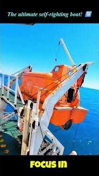 Why These Lifeboats Are Thrown From 70 Feet High! 🤯🚢