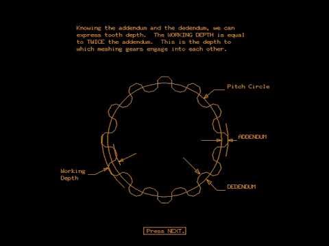 PLATO Lesson Gameplay (1980) – Spur Gear Calculations & Nomenclature | Retro Industrial Training