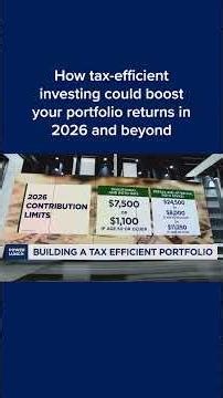 How tax-efficient investing could boost your portfolio returns in 2026 and beyond
