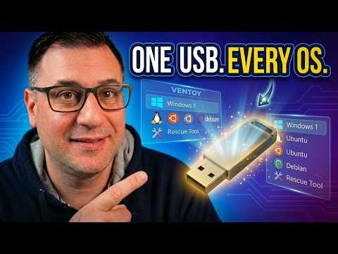 Stop Reformatting USB Drives - One Stick, Every OS Installer With Ventoy