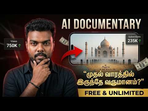🔴How to Create “AI DOCUMENTARY” in Tamil 🎥 AI Video Tutorial | skills maker tv