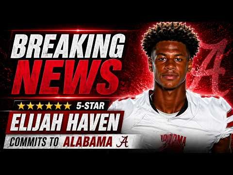 Elijah Haven Commits to Alabama Football | ANOTHER 5-Star QB to the roster 🔥🔥🔥