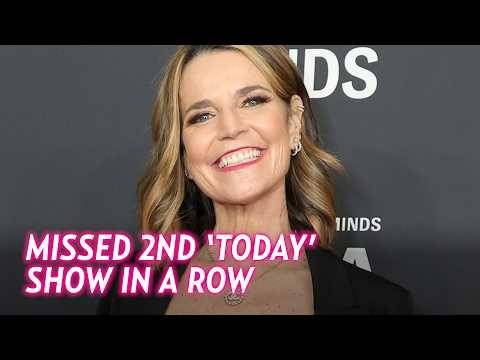 Savannah Guthrie Absence Explained: Why She Missed Another 'Today' Show Broadcast