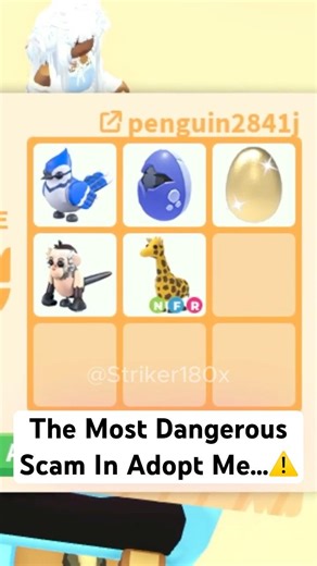The Most Dangerous Scam in Adopt Me...⚠️#roblox #adoptme